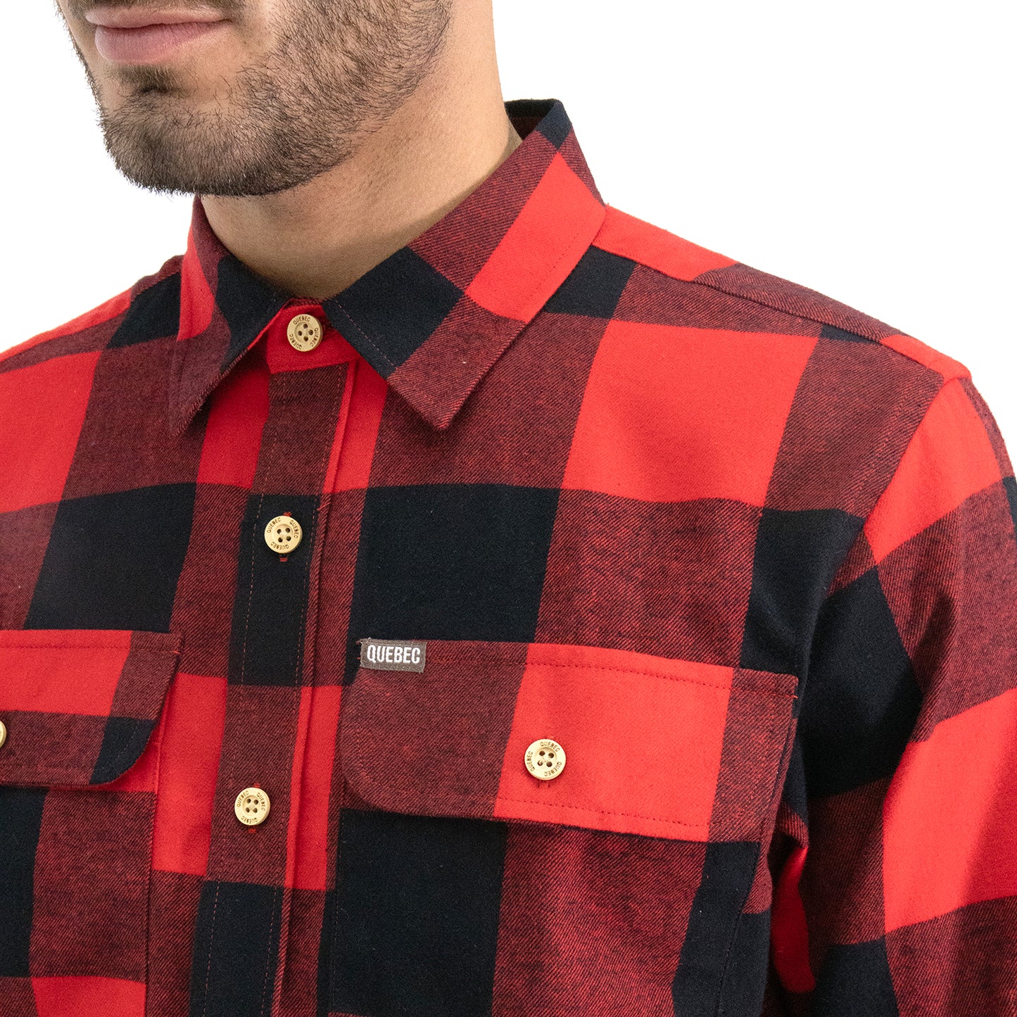 Camisa Quebec Roble Rojo