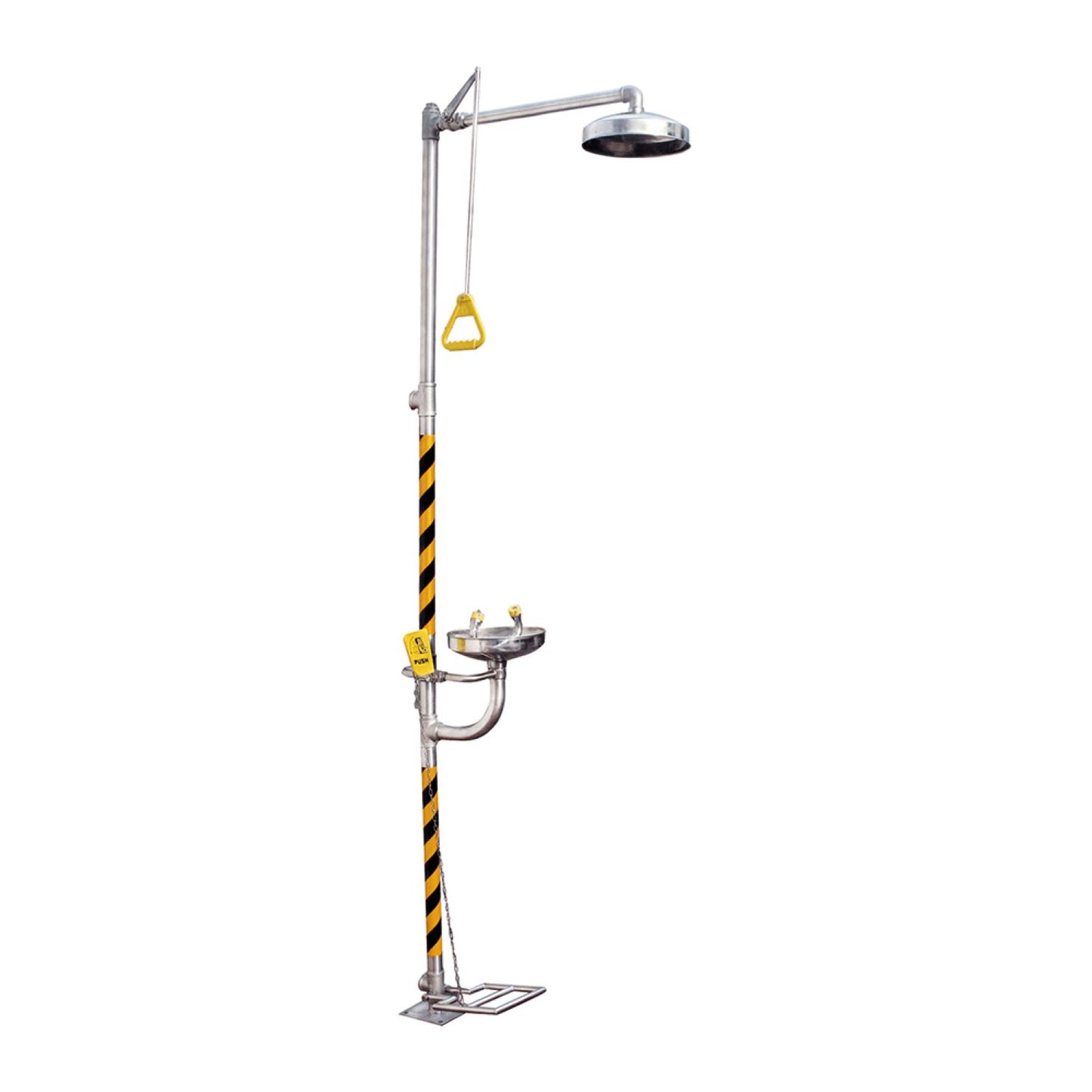 Ducha Lavaojos Inox 316 Con Pedal BD-550A