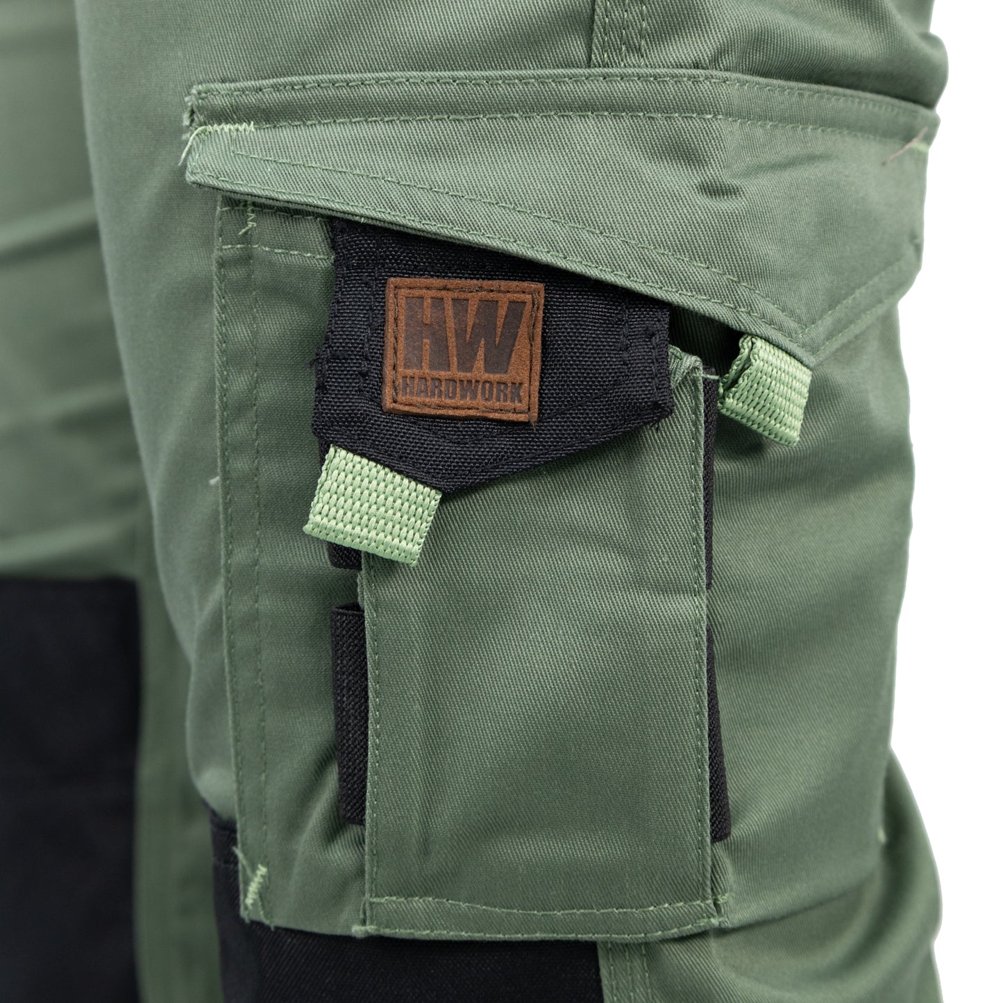 Pantalón Cargo HW Dakota Spandex Mujer Verde Oliva