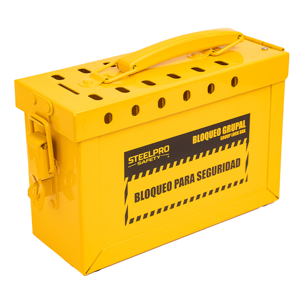 Caja De Bloqueo Grupal Amarilla