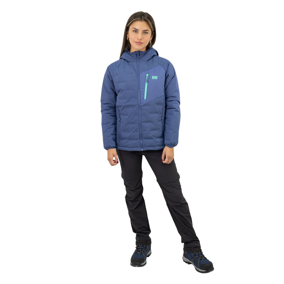 Parka Insulada HW Explorer Mujer Deep Blue