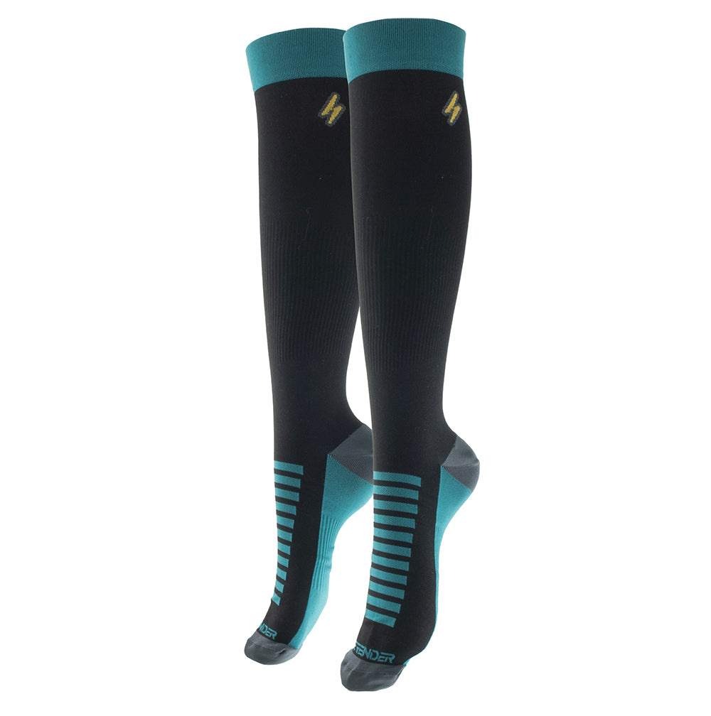 Calcetin Terapeutico Compresivo Black Hombre