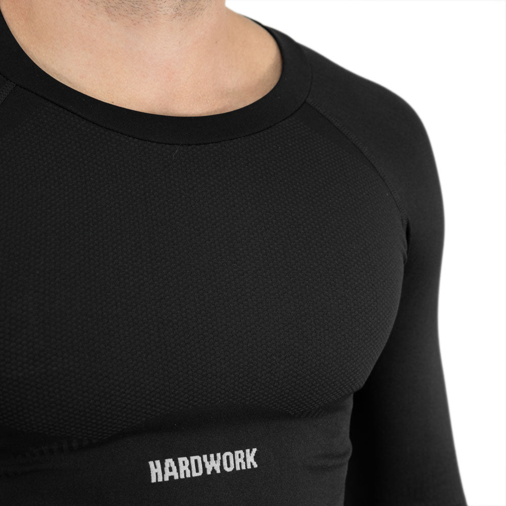Primera Capa HW Patagonia Spandex Negro Camiseta