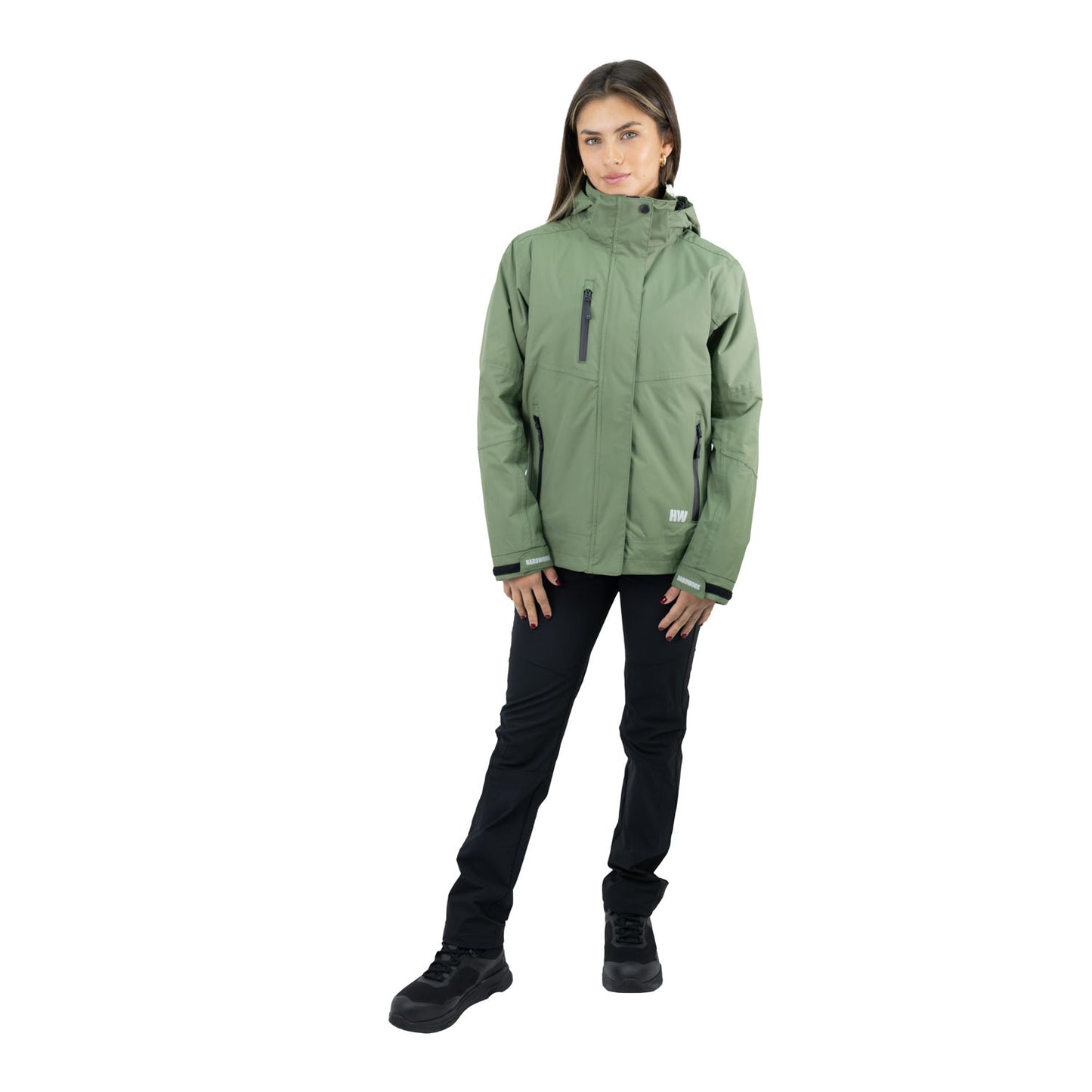 Parka Desmontable HW Reno 3 en 1 Mujer Verde Oliva