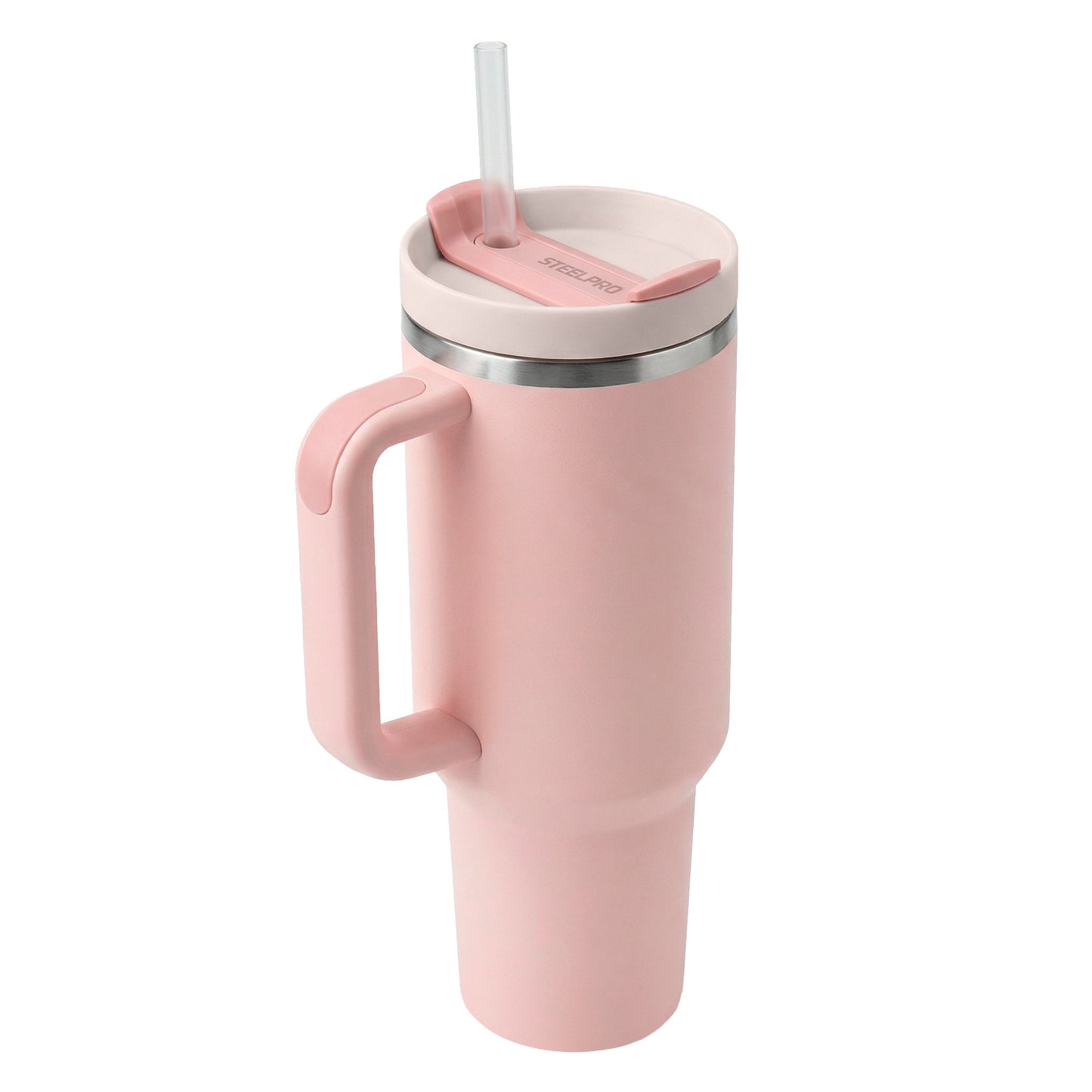 Mug Termico C/Bombilla Rosado