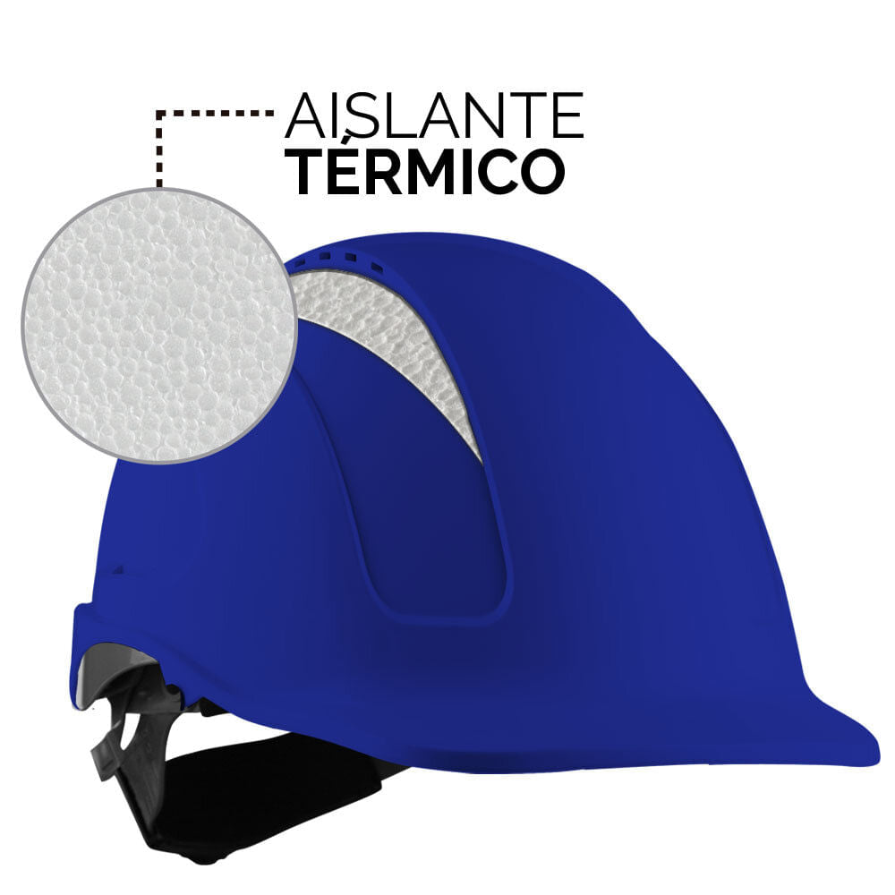 CASCO MTA-V ABS VENTILADO AISLANTE TERMICO AZUL