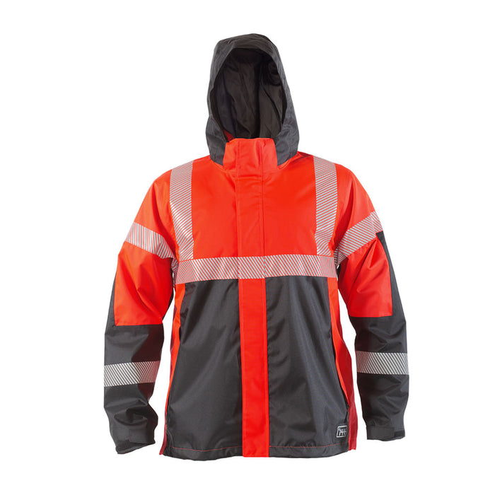 Parka Reflectiva  Hw Skorpio 3 En 1 Rojo Fluor