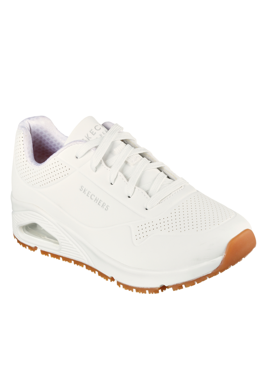 Calzado Ocupacional Skechers Uno SR Mujer Wht