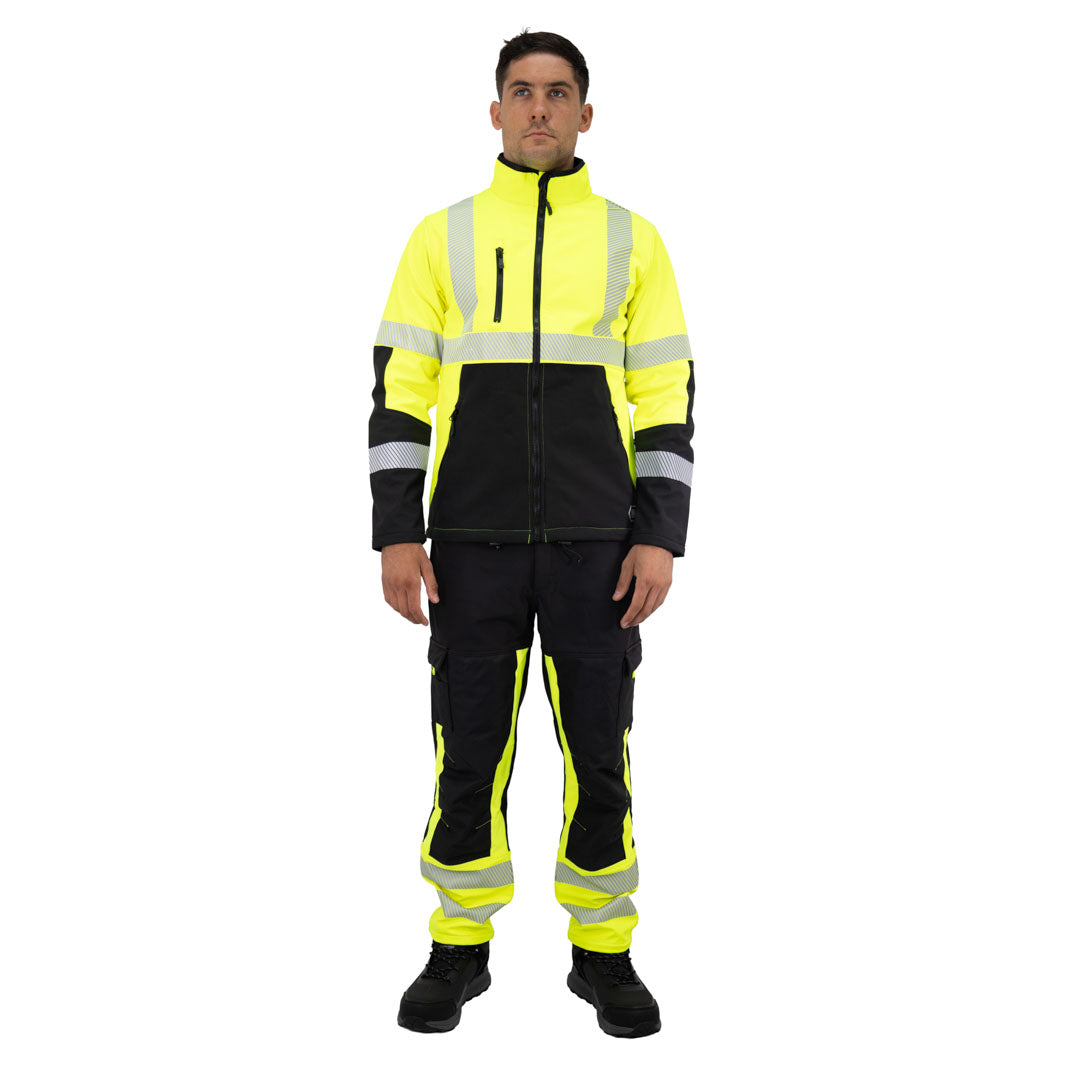 Chaqueta Softshell HW Oklan Amarillo Fluor