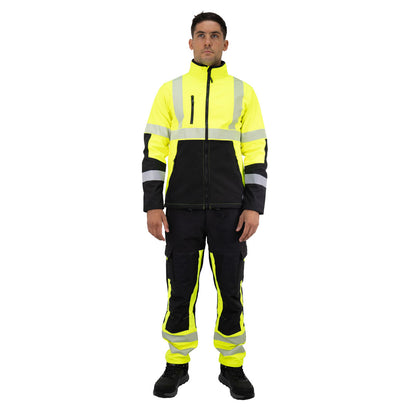 Chaqueta Softshell HW Oklan Amarillo Fluor