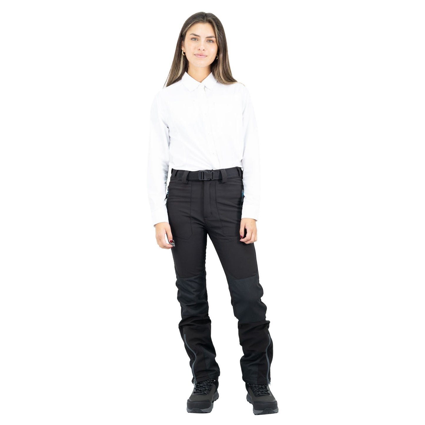 Pantalón Térmico HW Wolverine Antiacido Negro Mujer