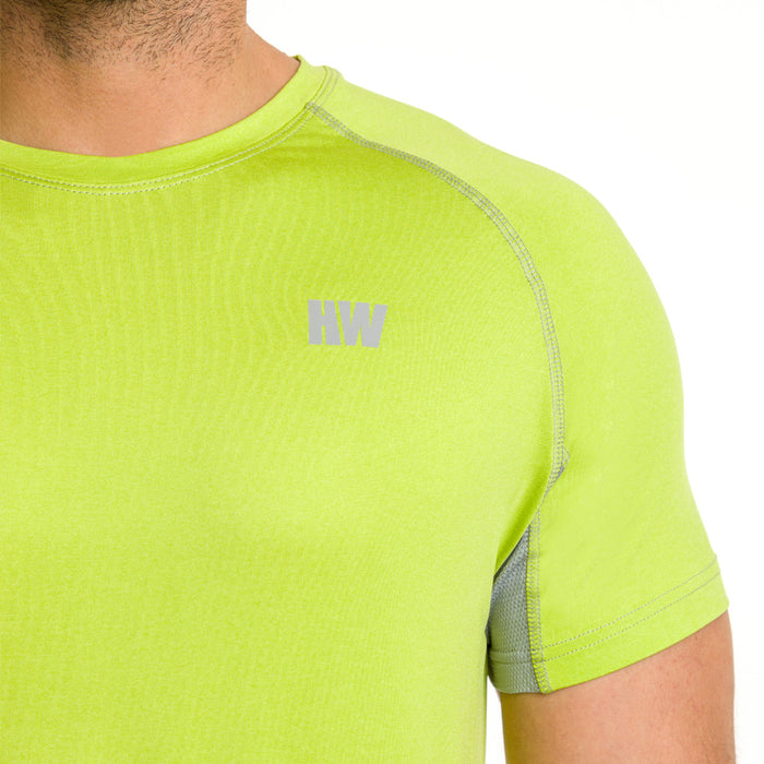 Polera Dry Fit Hw Spx Manga Corta Hombre Lime