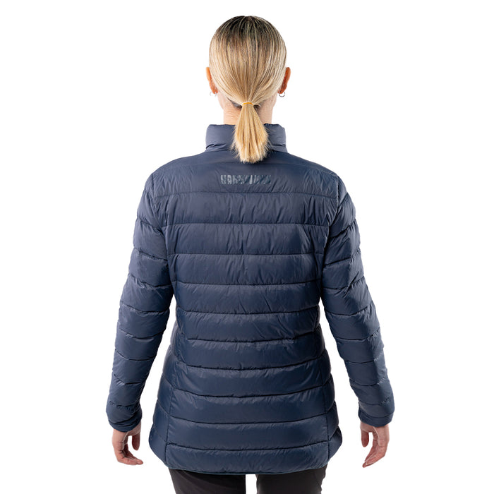 Parka Pluma Pullay PRO Mujer Azul