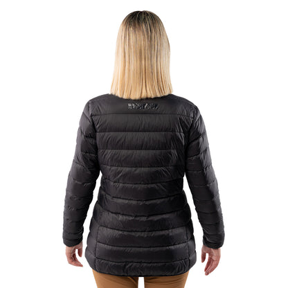 Parka Pluma Pullay PRO Negro Mujer