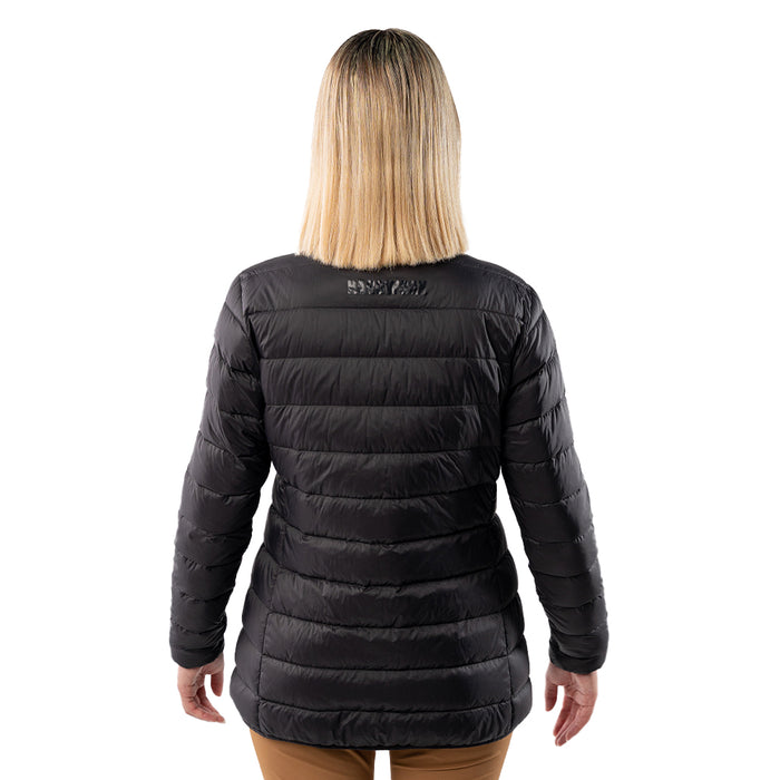 Parka Pluma Pullay PRO Mujer Negra