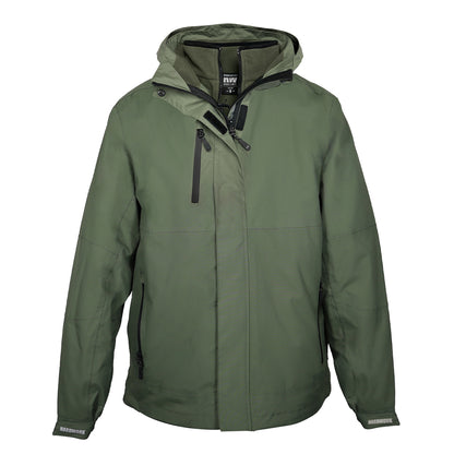 Parka Desmontable HW Reno 3 en 1 Verde Oliva