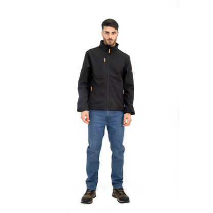 Softshell Quebec Lobo Negro Hombre