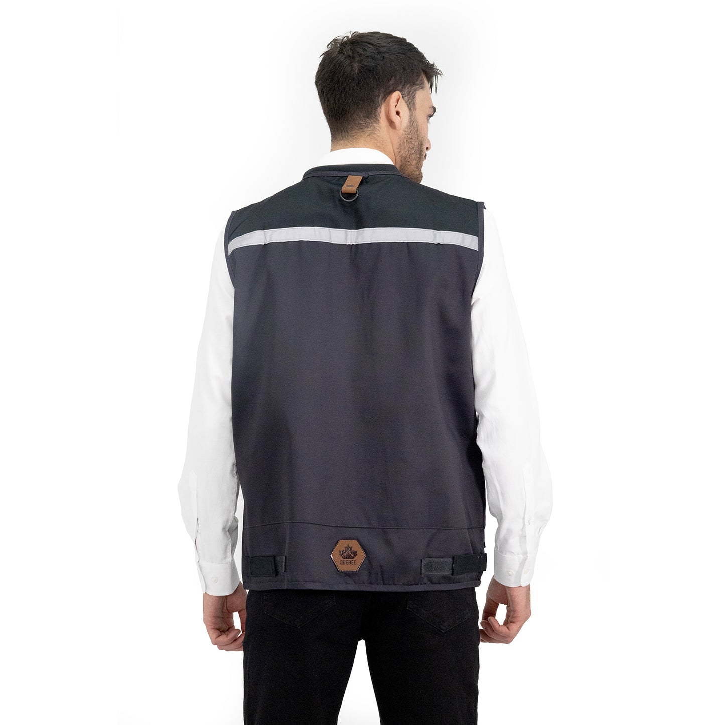 Chaleco Geólogo Gabardina Quebec Gris