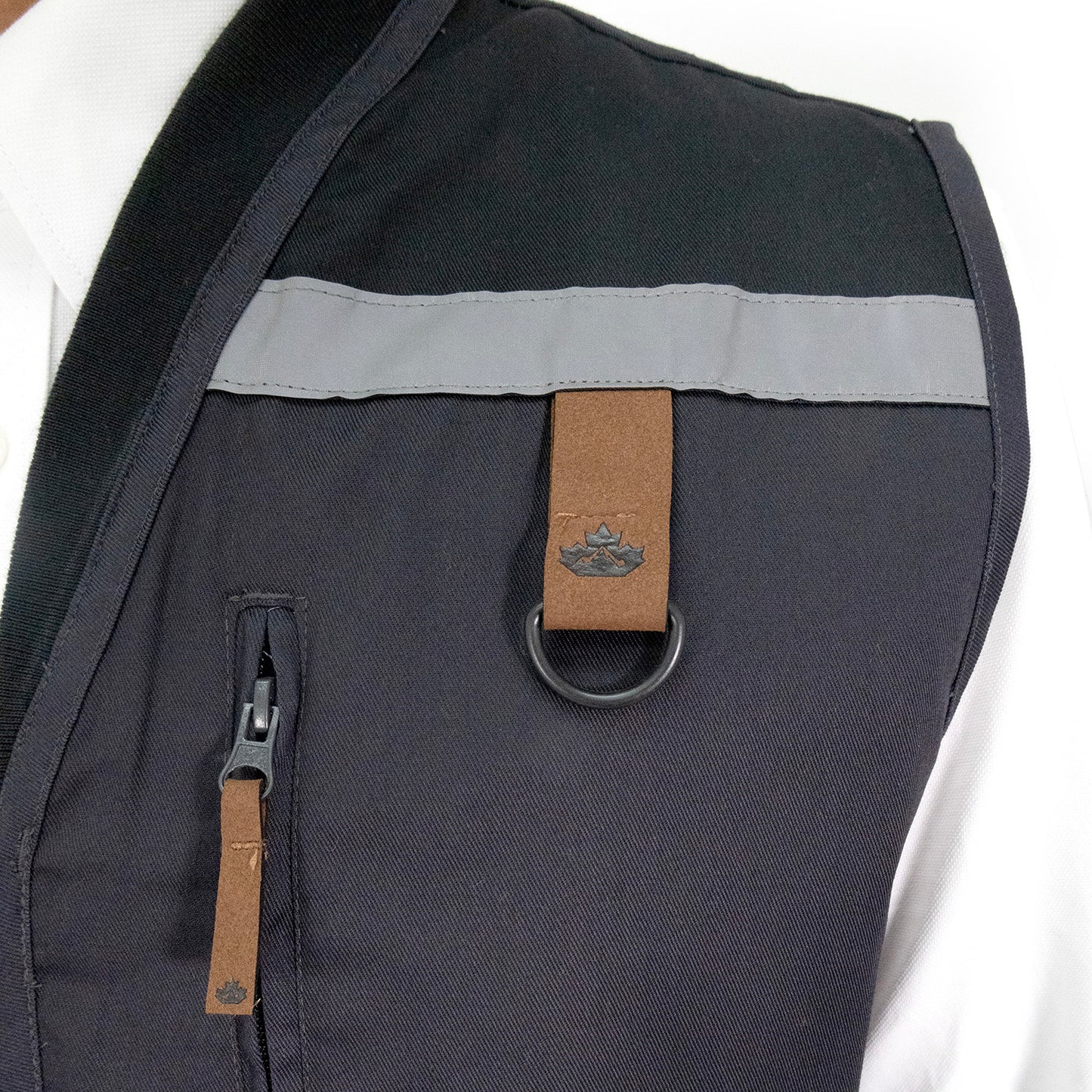 Chaleco Geólogo Gabardina Quebec Gris