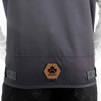 Chaleco Geólogo Gabardina Quebec Gris