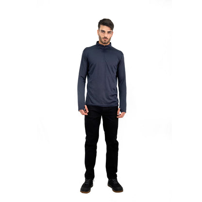 Polera Quebec Half-Zip Iron Hombre