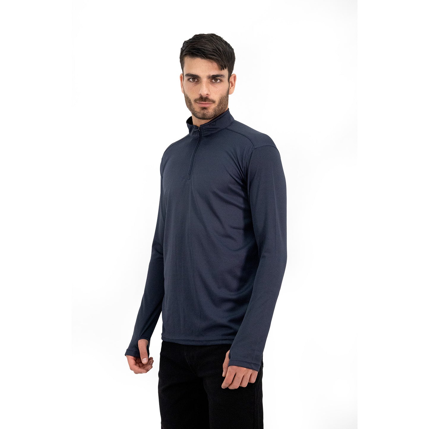 Polera Quebec Half-Zip Iron Hombre