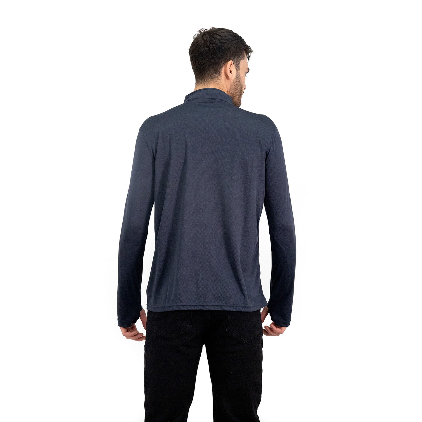 Polera Quebec Half-Zip Iron Hombre