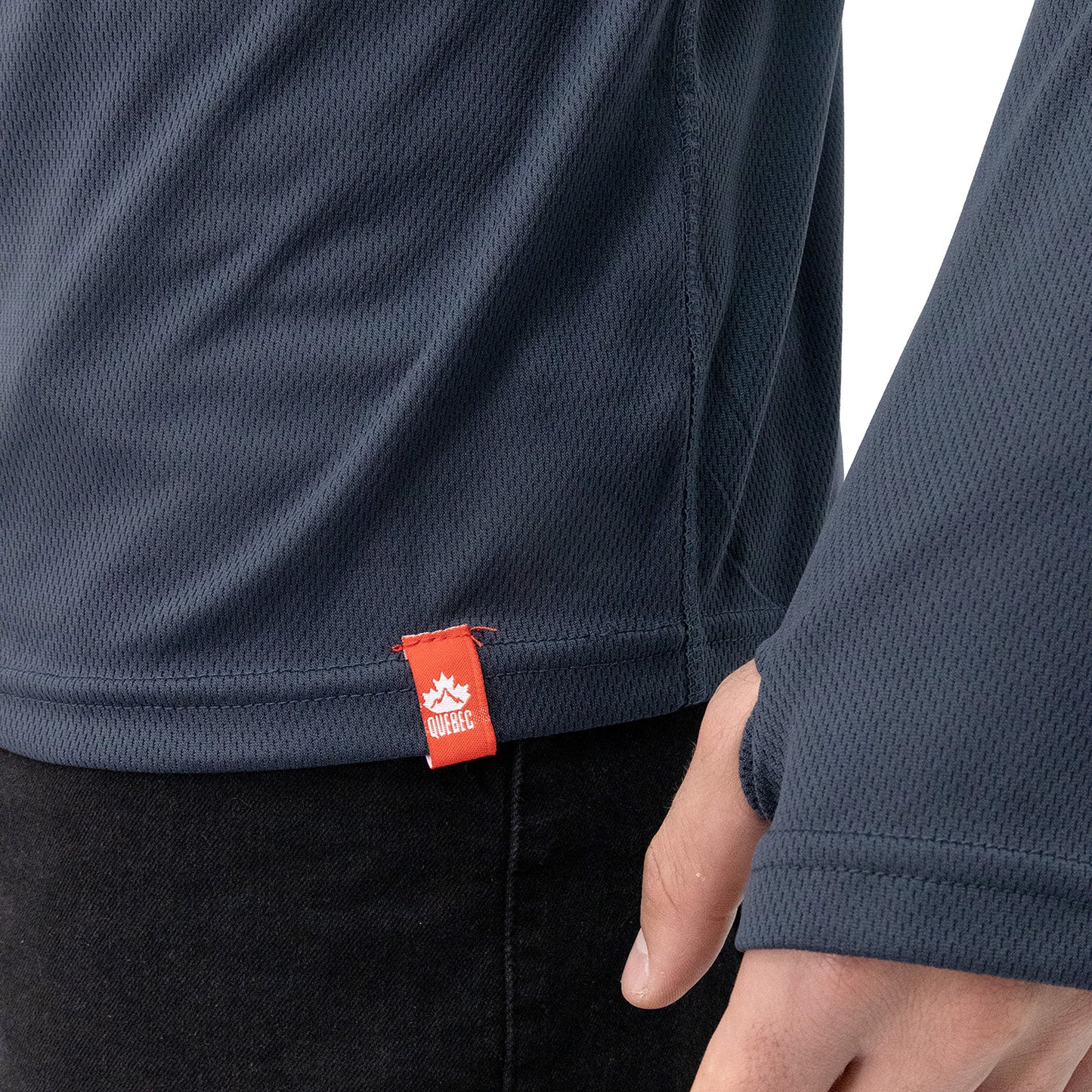 Polera Quebec Half-Zip Iron Hombre