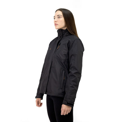 Parka Desmontable Quebec Ottawa 3 en 1 Negro Mujer