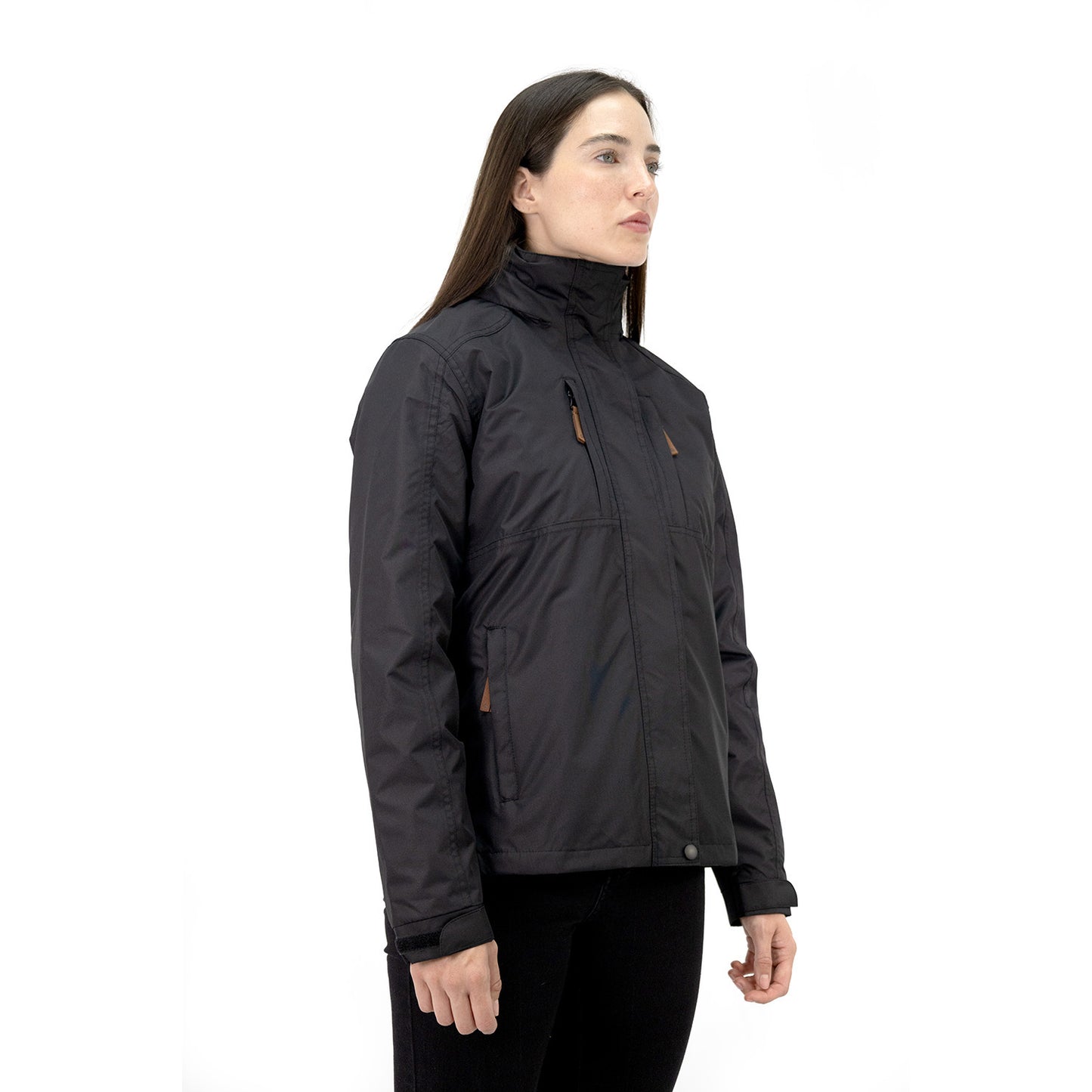 Parka Desmontable Quebec Ottawa 3 en 1 Negro Mujer