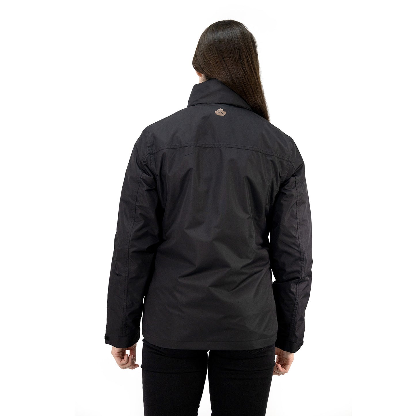 Parka Desmontable Quebec Ottawa 3 en 1 Negro Mujer