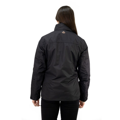 Parka Desmontable Quebec Ottawa 3 en 1 Negro Mujer