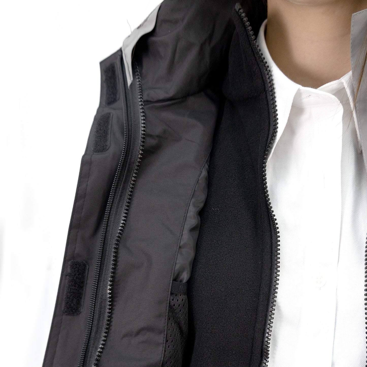 Parka Desmontable Quebec Ottawa 3 en 1 Negro Mujer