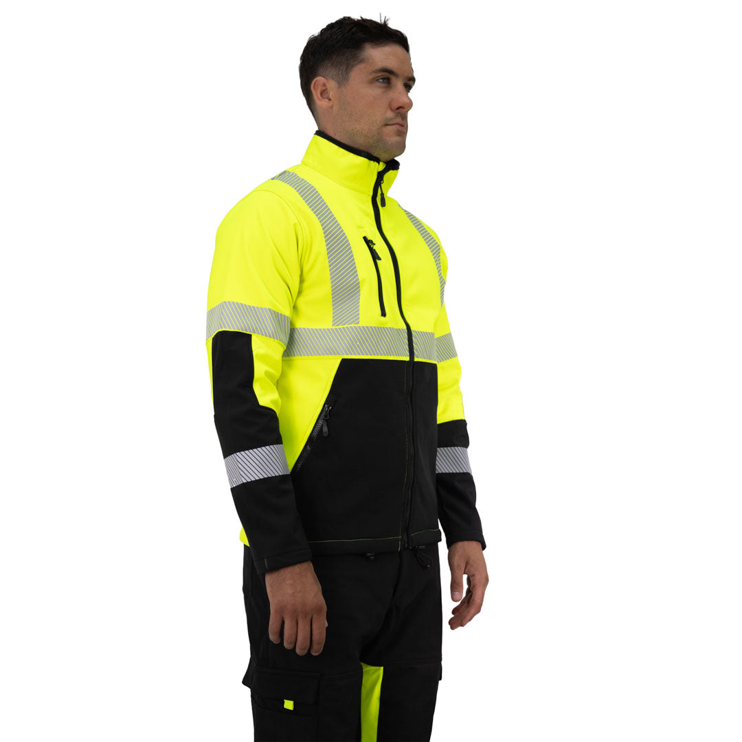 Chaqueta Softshell HW Oklan Amarillo Fluor