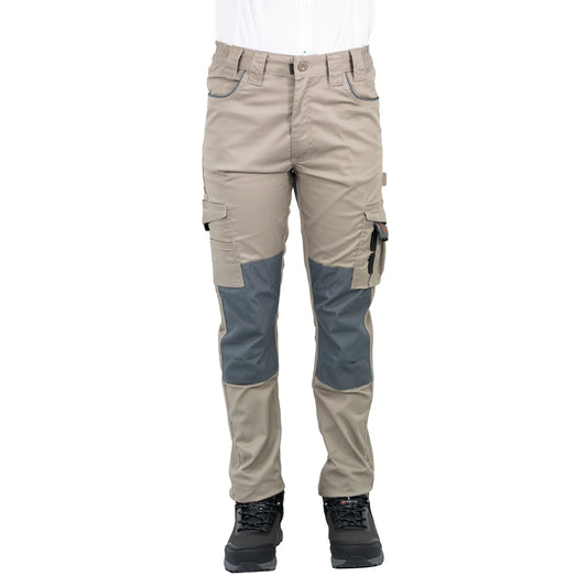 Pantalón Cargo HW Dakota Spandex Cafe Mujer