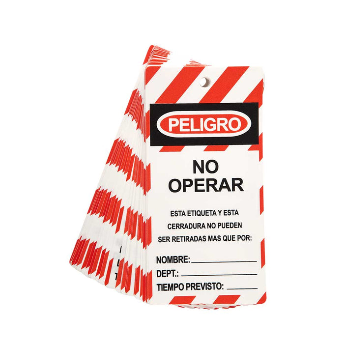 Tarjeta No Operar Lock Out Pack -25