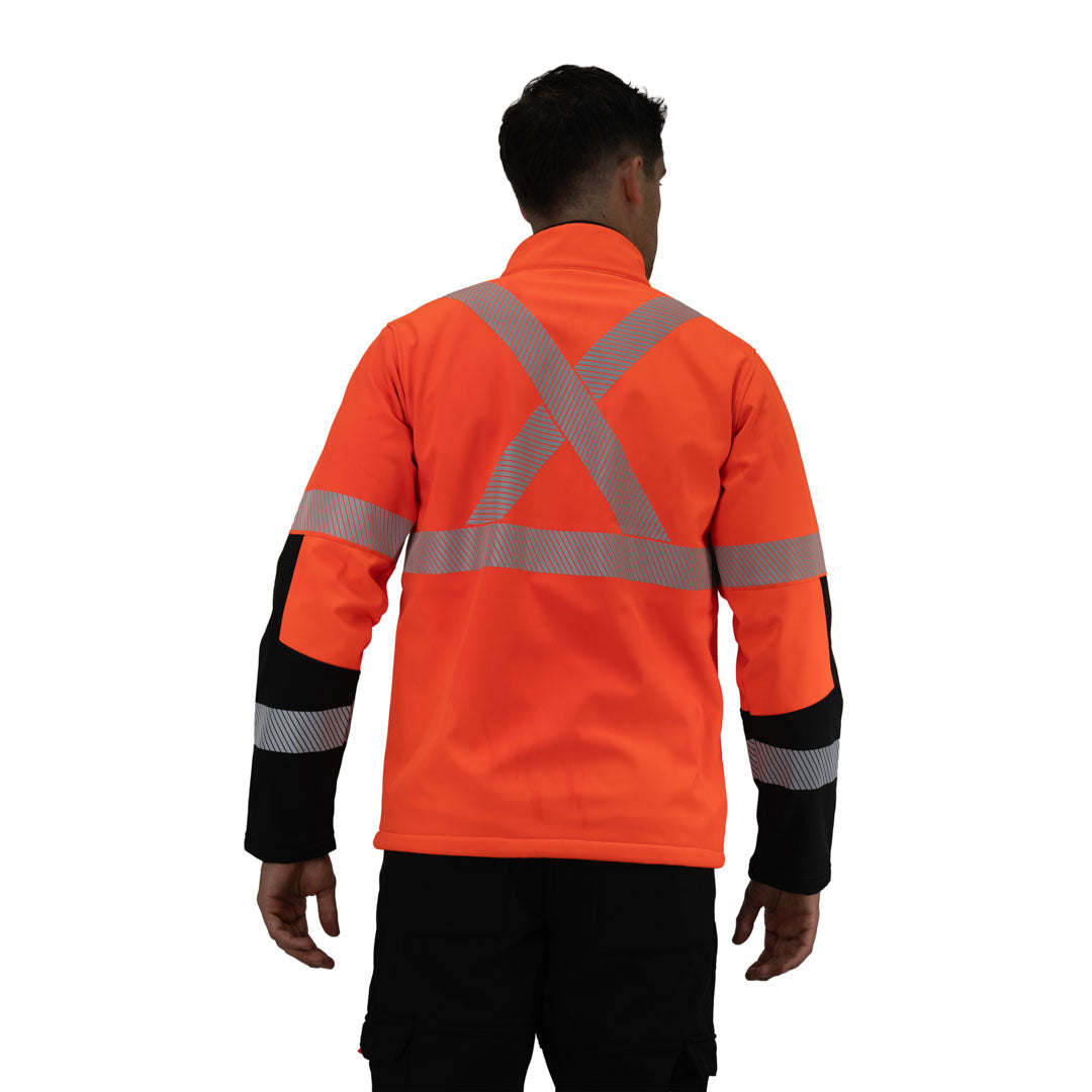 Chaqueta Softshell HW Oklan Rojo Fluor