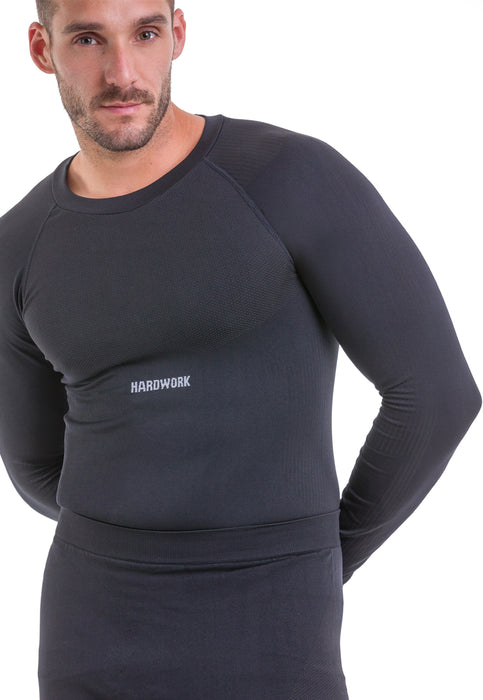 Conjunto Primera Capa Hw Patagonia Spandex Negro