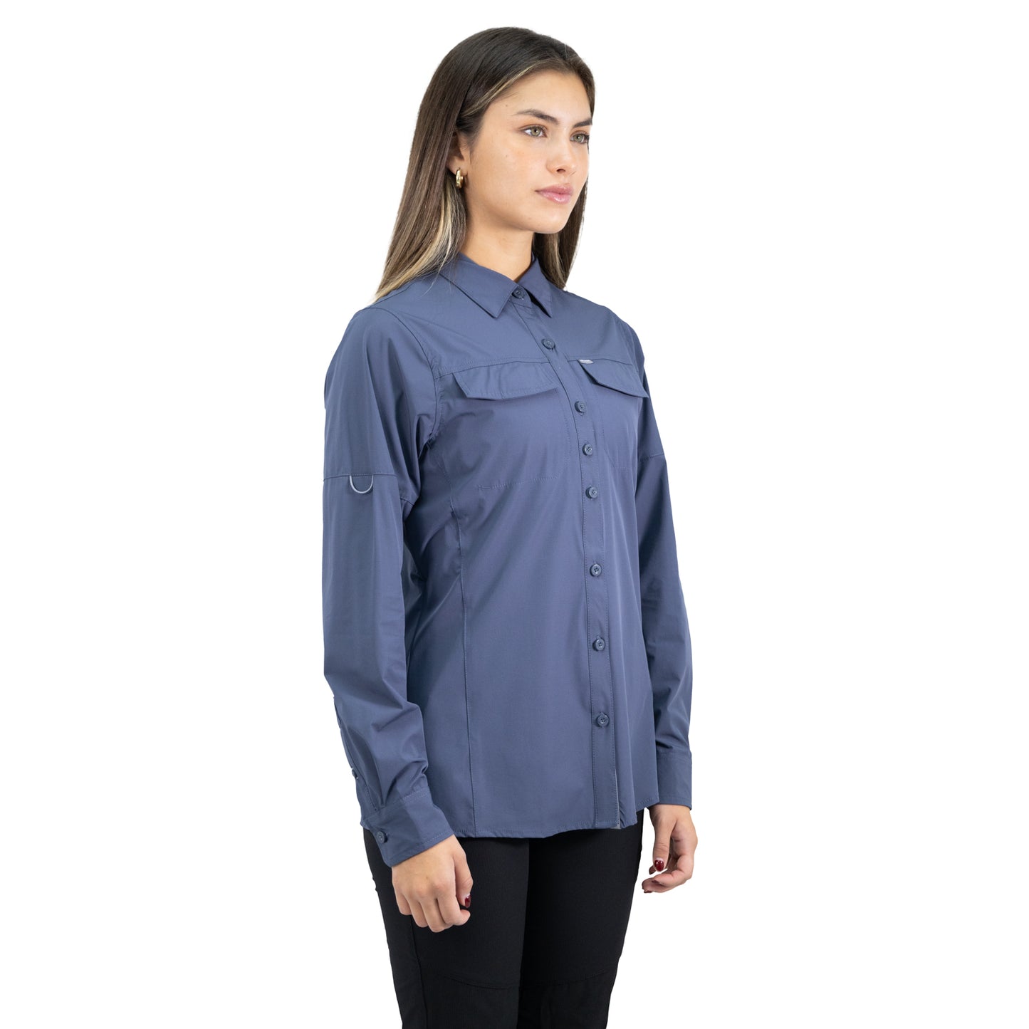Camisa HW Antakari Spandex Mujer Azul