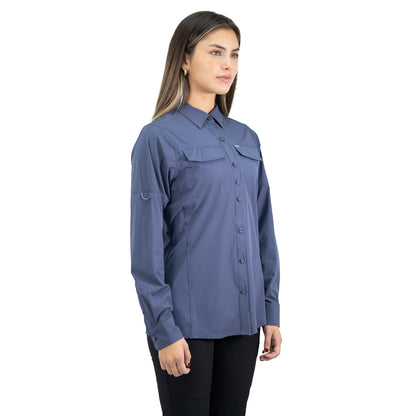 Camisa HW Antakari Spandex Mujer Azul