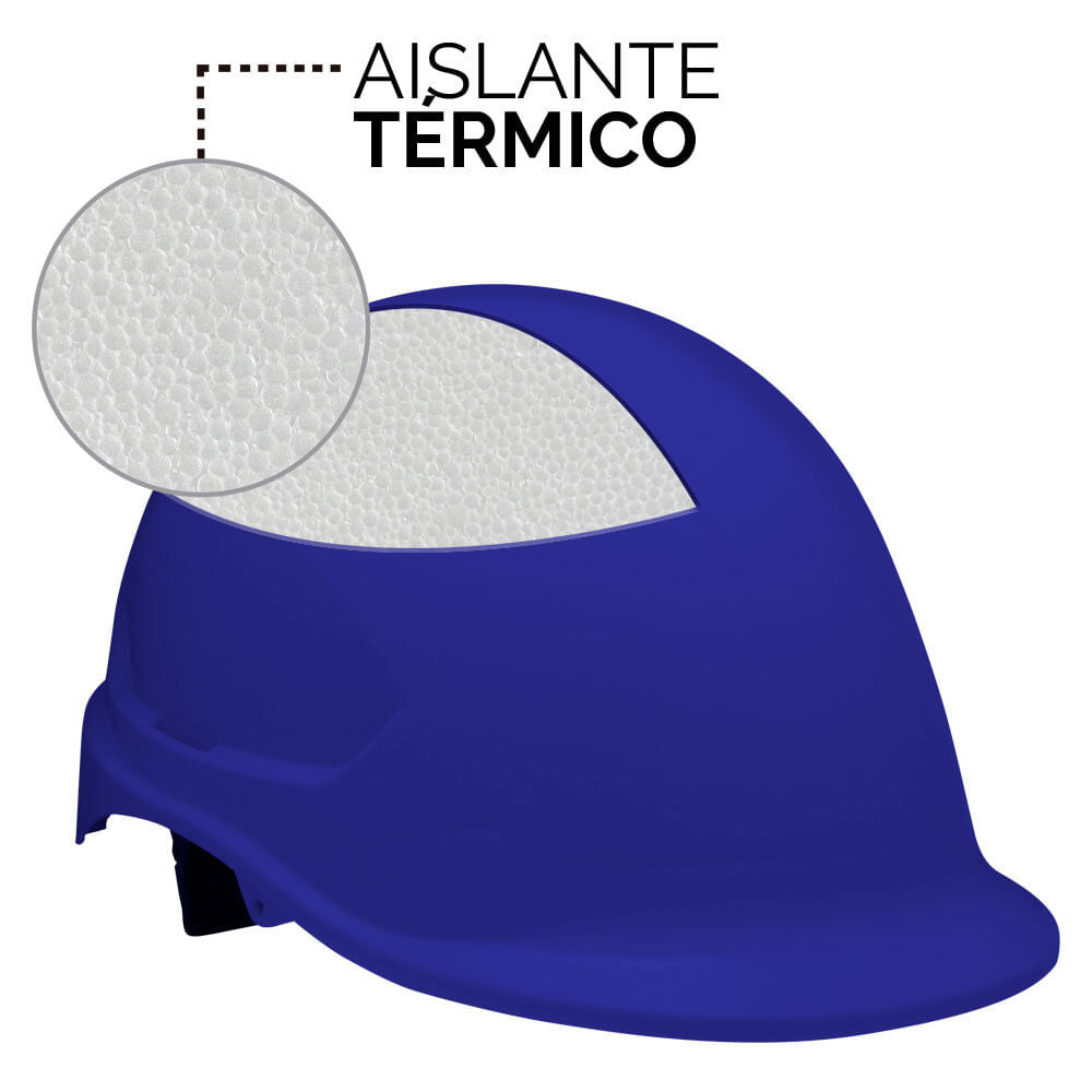 Casco MTA ABS Azul / Aislante Térmico