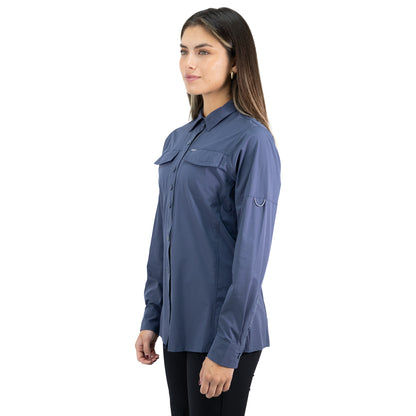 Camisa HW Antakari Spandex Mujer Azul