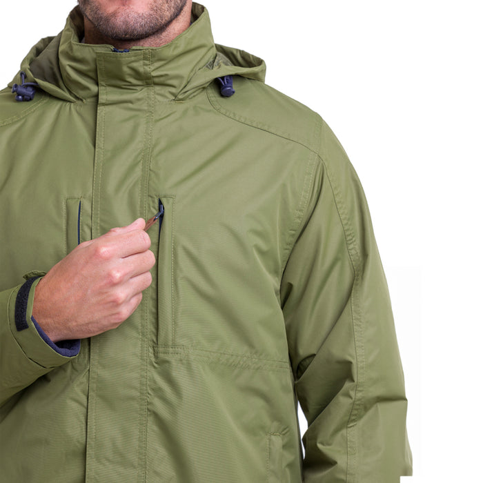 Parka Desmontable Quebec Ottawa 3 en 1 Verde Oliva