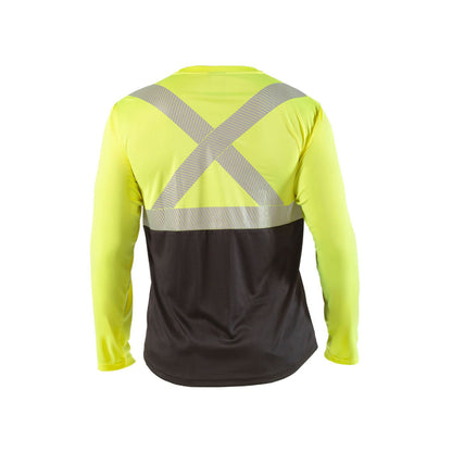 Polera Reflectiva HW Amarillo Fluor Manga Larga