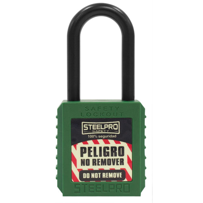 Candado Steelpro Dielectrico Verde