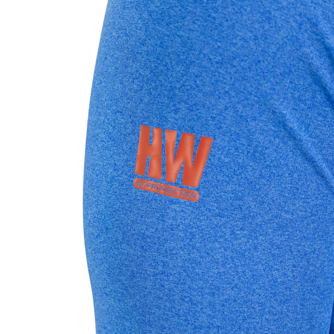 Polera Dry Fit HW SPX C/ Gorro Manga Larga Hombre Blue