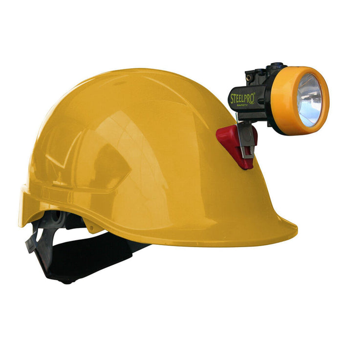 Casco MTA ABS Portalámpara Amarillo