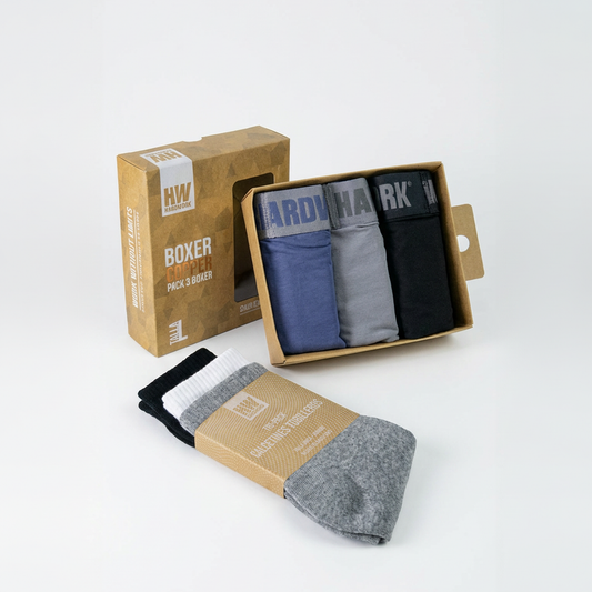 Pack Tri-Pack Boxer HW + Tripack Calcetines HW Algodón