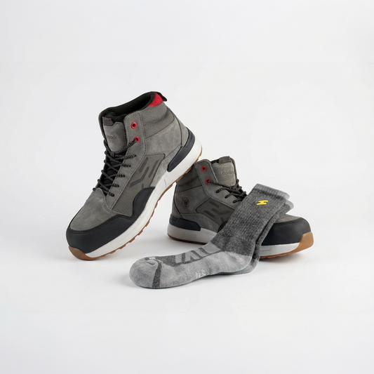 Pack Navidad Vansky Gray/Red + Calcetines Defender