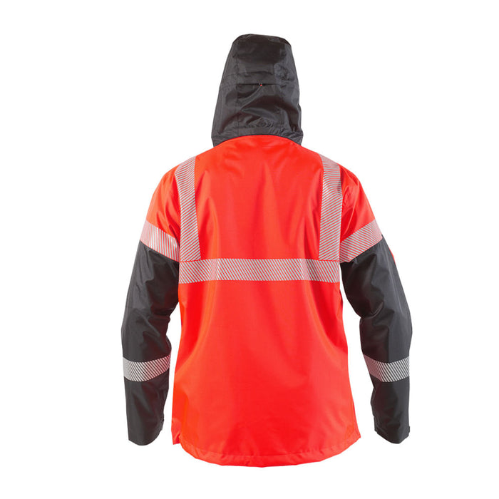 Parka Reflectiva  Hw Skorpio 3 En 1 Rojo Fluor